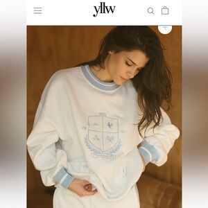 Yllw the Label Coat of Arms oversized Sweatshirt